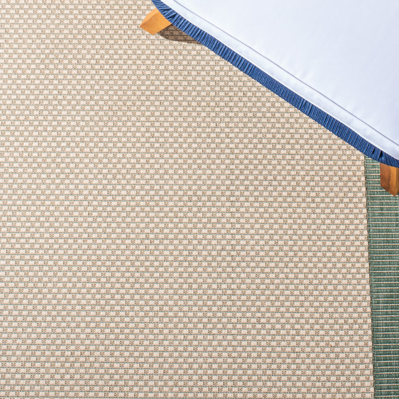 Salita Beige/Dark Green Indoor/Outdoor Rug & Reviews Joss & Main